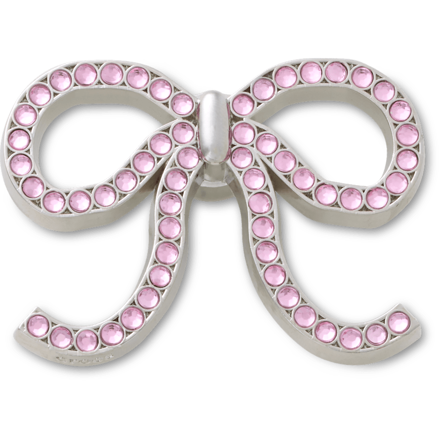 Pink Glittery Bow Jibbitz™ charms Women|Men|Jibbitz™ Charms Discount