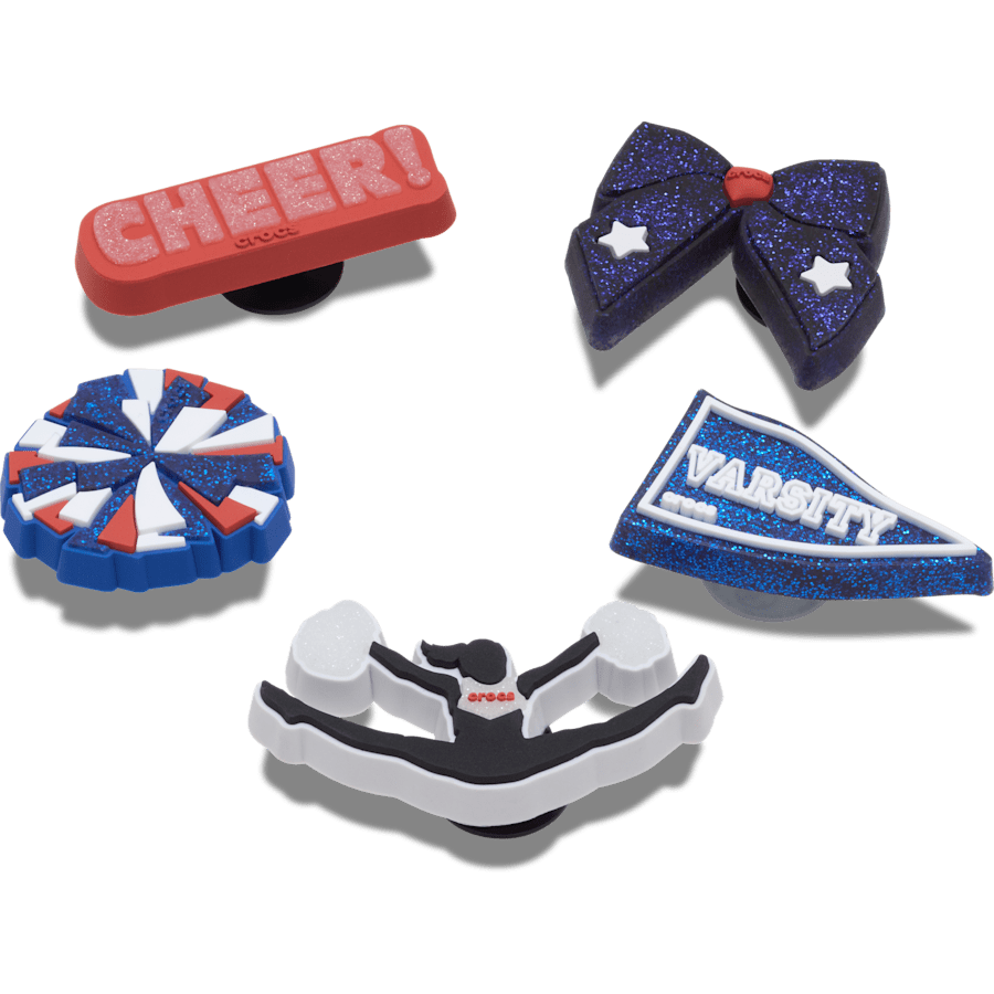 Cheer 5 Pack Jibbitz™ charms Women|Men|Jibbitz™ Charms For Sale