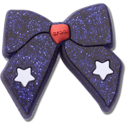 Glittery Blue Bow Jibbitz™ charms - Crocs