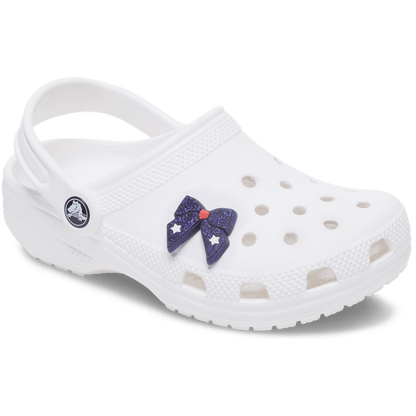 Glittery Blue Bow Jibbitz™ charms - Crocs