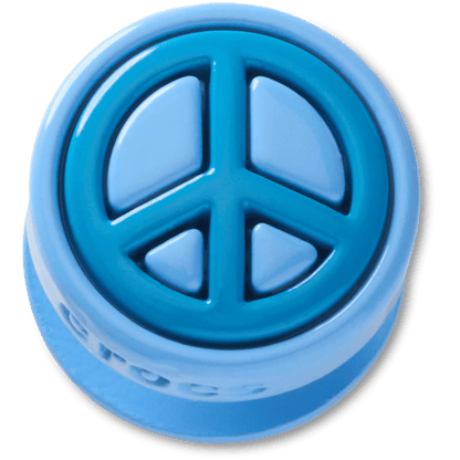 Blue Peace Sign Icon Jibbitz™ charms - Crocs