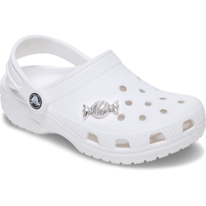 Silver SMT Gem Candy Piece Jibbitz™ charms - Crocs