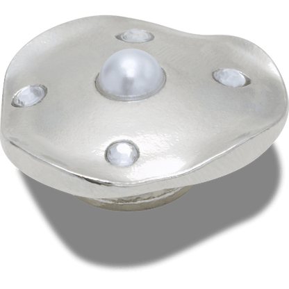 Silver and Pearl Disc Jibbitz™ charms - Crocs