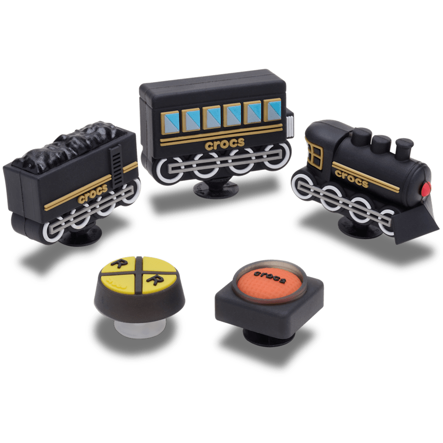 3D Train 5 Pack Jibbitz™ charms Women|Men|Jibbitz™ Charms Discount