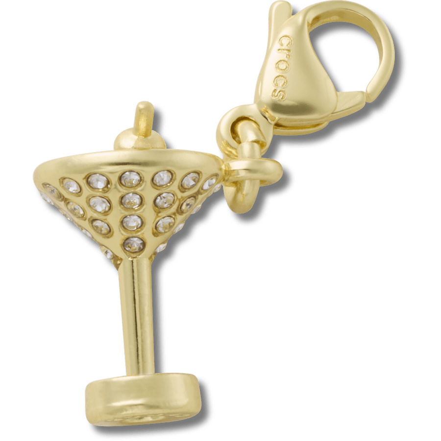 Gold Martini Charm Jibbitz charm Women|Men|Kids On Sale