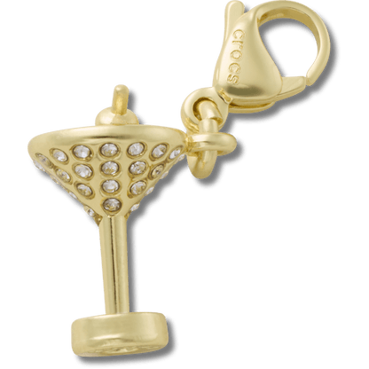 Gold Martini Charm Jibbitz charm - Crocs