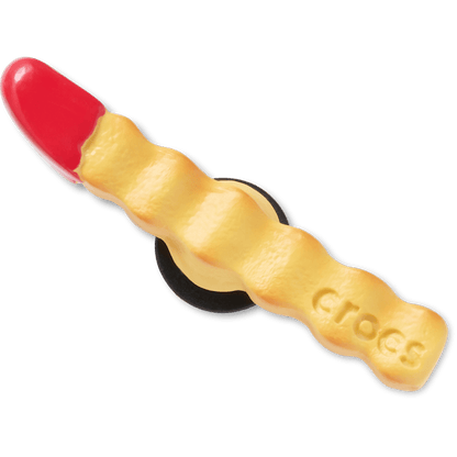 French Fry Dipped in Ketchup Jibbitz™ charms - Crocs