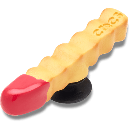 French Fry Dipped in Ketchup Jibbitz™ charms - Crocs