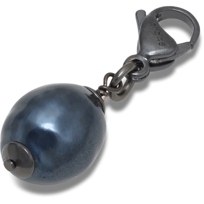 Silver Black SMT Pearl Charm Jibbitz charm - Crocs