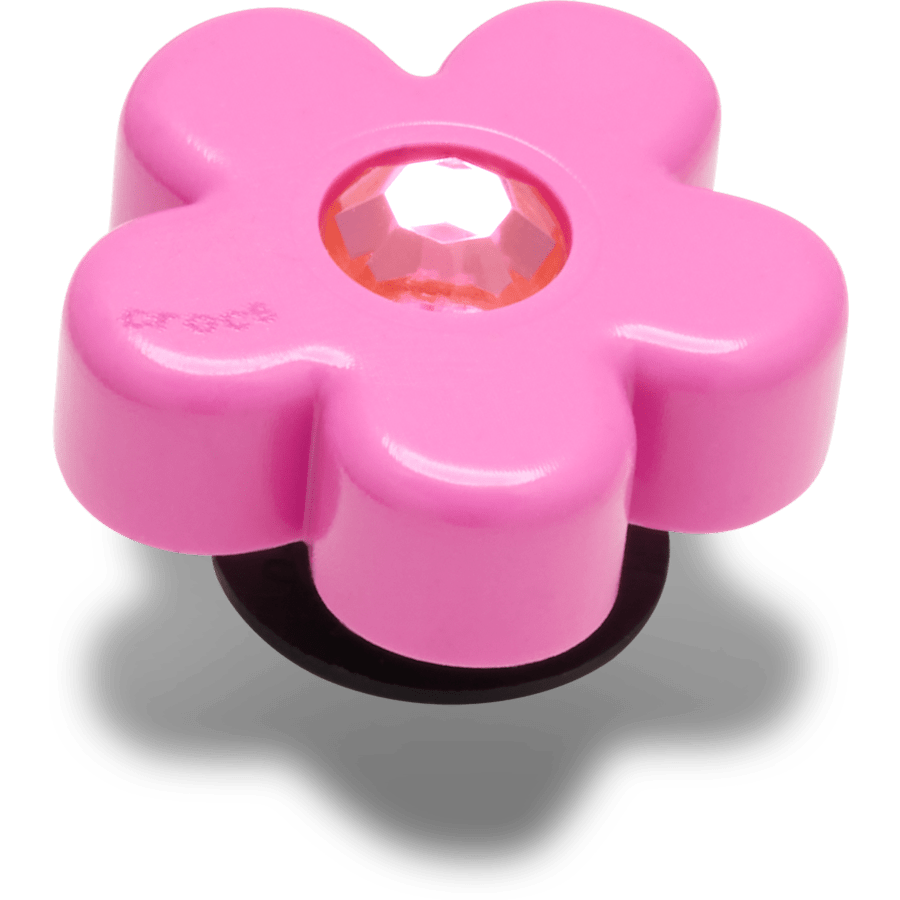 Bright Pink Flower With Gem Jibbitz™ charms Women|Men Sale