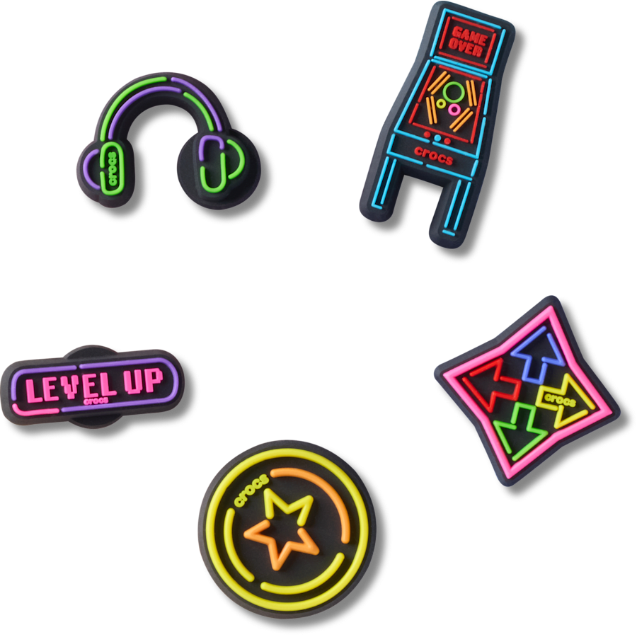 Level Up Gamer 5 Pack Jibbitz™ charms Women|Men|Jibbitz™ Charms For Sale