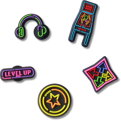 Level Up Gamer 5 Pack Jibbitz™ charms - Crocs