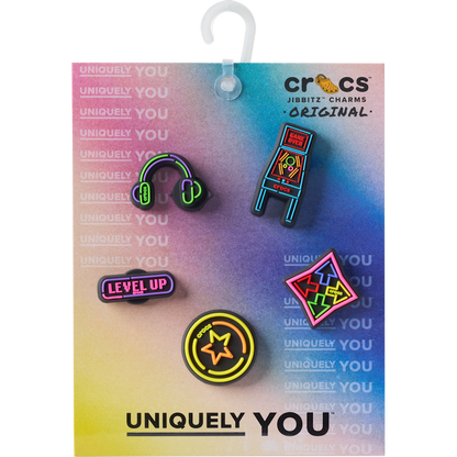 Level Up Gamer 5 Pack Jibbitz™ charms - Crocs