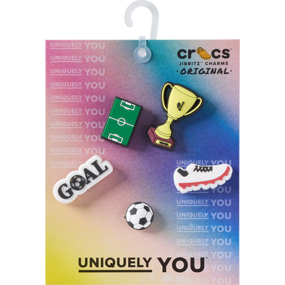 Soccer Star 5 Pack Jibbitz™ charms - Crocs