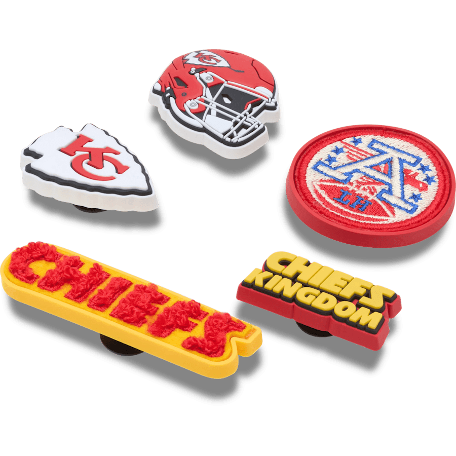 NFL Kansas City Chiefs 5 Pack Jibbitz Shoe Charm Women|Men|Jibbitz™ Charms Sale