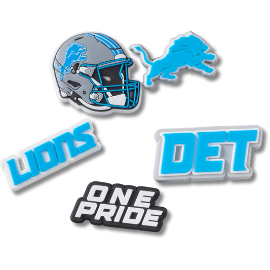 NFL Detroit Lions 5 Pack Jibbitz Shoe Charm Women|Men|Jibbitz™ Charms Online