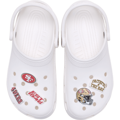 NFL San Francisco 49ers 5 Pack Jibbitz Shoe Charm - Crocs