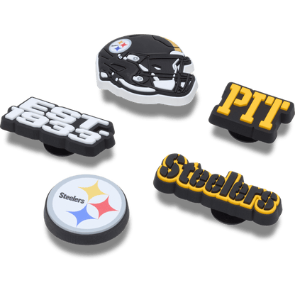 NFL Pittsburgh Steelers 5 Pack Jibbitz Shoe Charm - Crocs