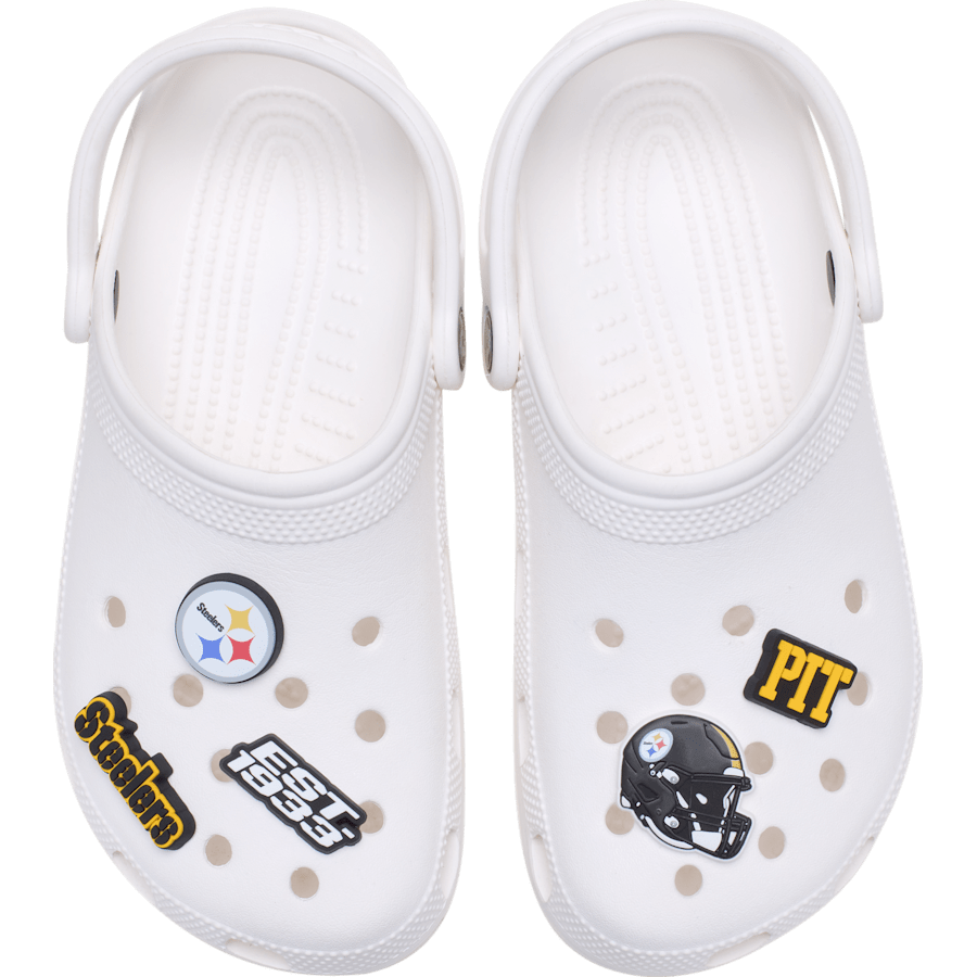 NFL Pittsburgh Steelers 5 Pack Jibbitz Shoe Charm Women|Men|Jibbitz™ Charms Discount