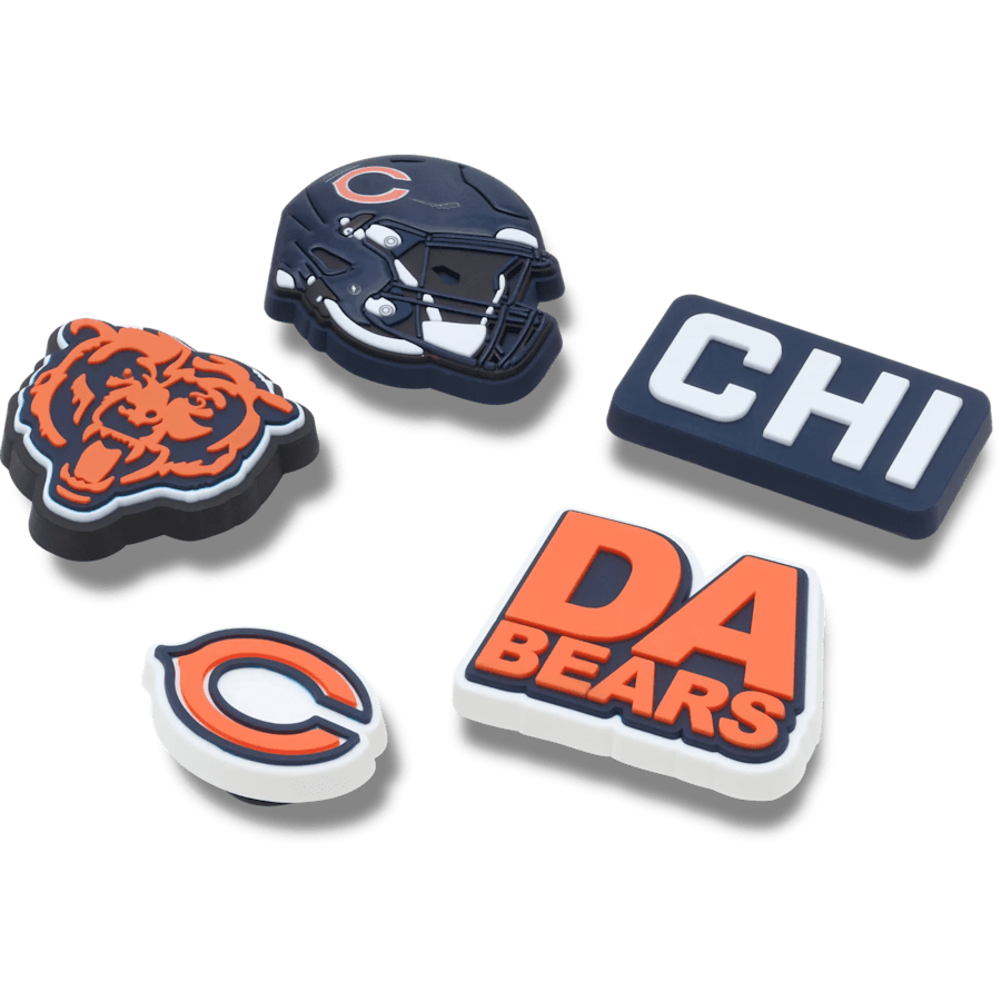 NFL Chicago Bears 5 Pack Jibbitz Shoe Charm Women|Men|Jibbitz™ Charms Outlet