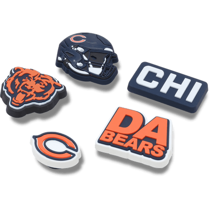 NFL Chicago Bears 5 Pack Jibbitz Shoe Charm - Crocs