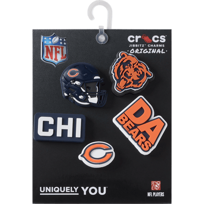 NFL Chicago Bears 5 Pack Jibbitz Shoe Charm - Crocs