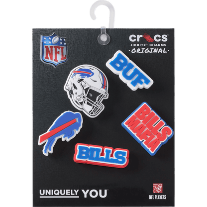 NFL Buffalo Bills 5 Pack Jibbitz Shoe Charm - Crocs