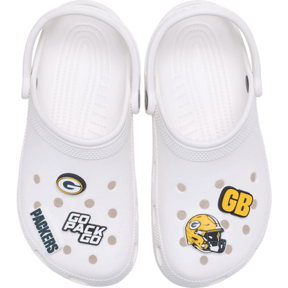NFL Green Bay Packers 5 Pack Jibbitz Shoe Charm - Crocs