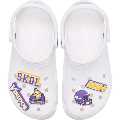 NFL Minnesota Vikings 5 Pack Jibbitz Shoe Charm - Crocs