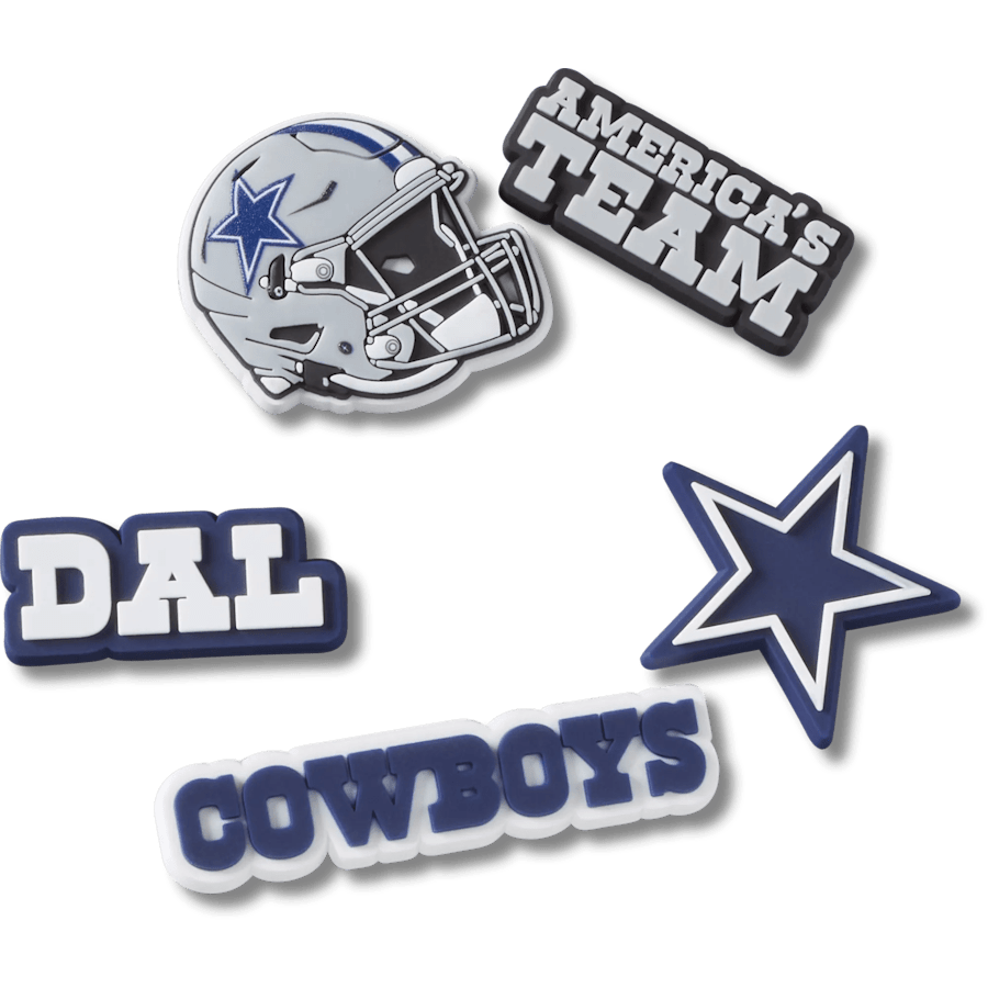 NFL Dallas Cowboys 5 Pack Jibbitz Shoe Charm Women|Men|Jibbitz™ Charms For Sale