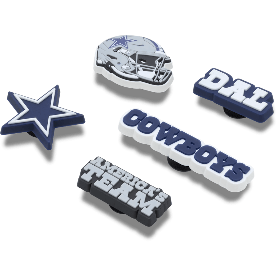 NFL Dallas Cowboys 5 Pack Jibbitz Shoe Charm Women|Men|Jibbitz™ Charms For Sale