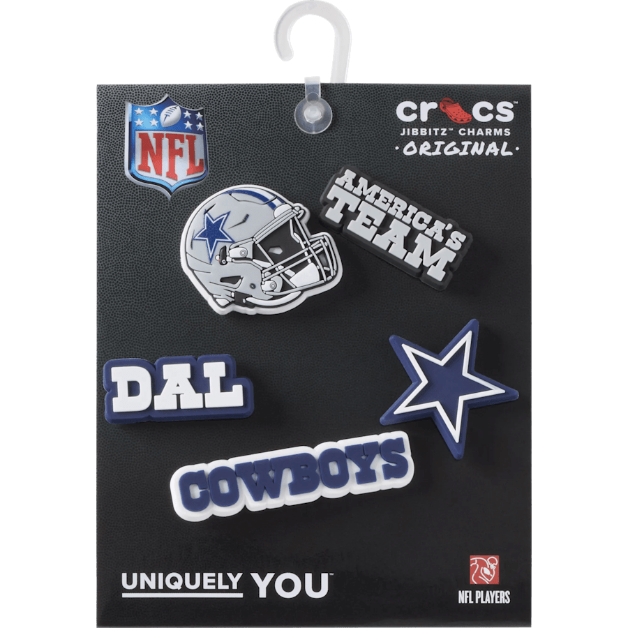 NFL Dallas Cowboys 5 Pack Jibbitz Shoe Charm Women|Men|Jibbitz™ Charms For Sale