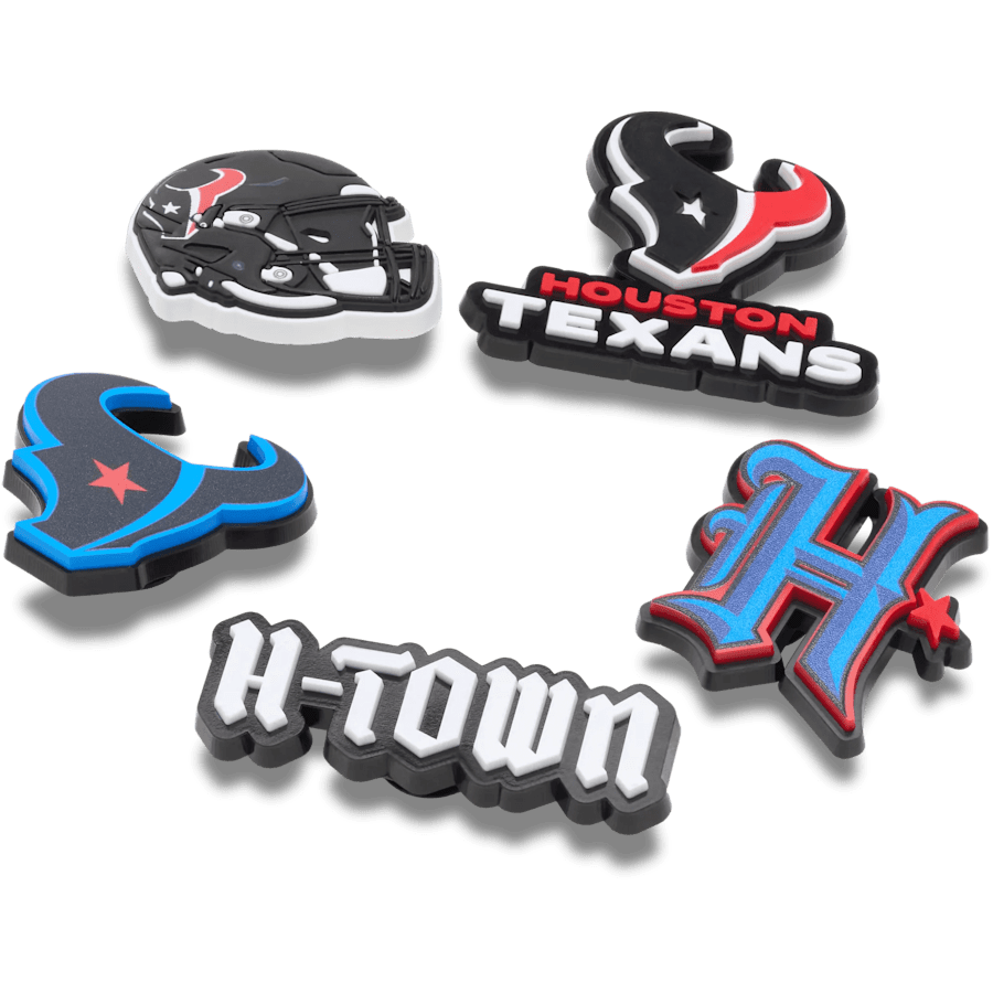 NFL Houston Texans 5 Pack Jibbitz Shoe Charm Women|Men|Jibbitz™ Charms For Sale