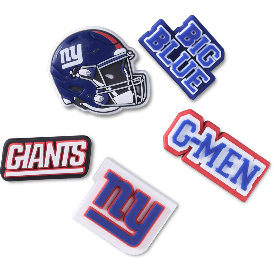 NFL New York Giants 5 Pack Jibbitz Shoe Charm Women|Men|Jibbitz™ Charms Sale