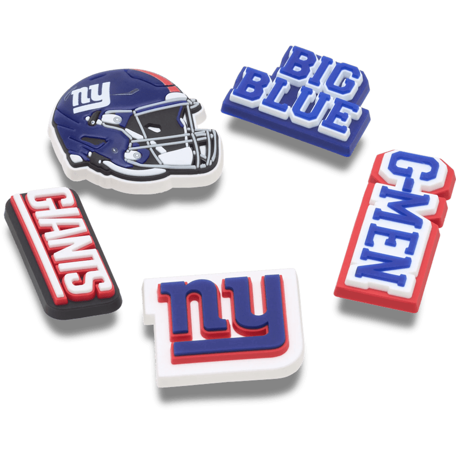 NFL New York Giants 5 Pack Jibbitz Shoe Charm Women|Men|Jibbitz™ Charms Sale