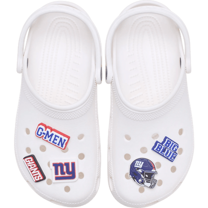 NFL New York Giants 5 Pack Jibbitz Shoe Charm - Crocs