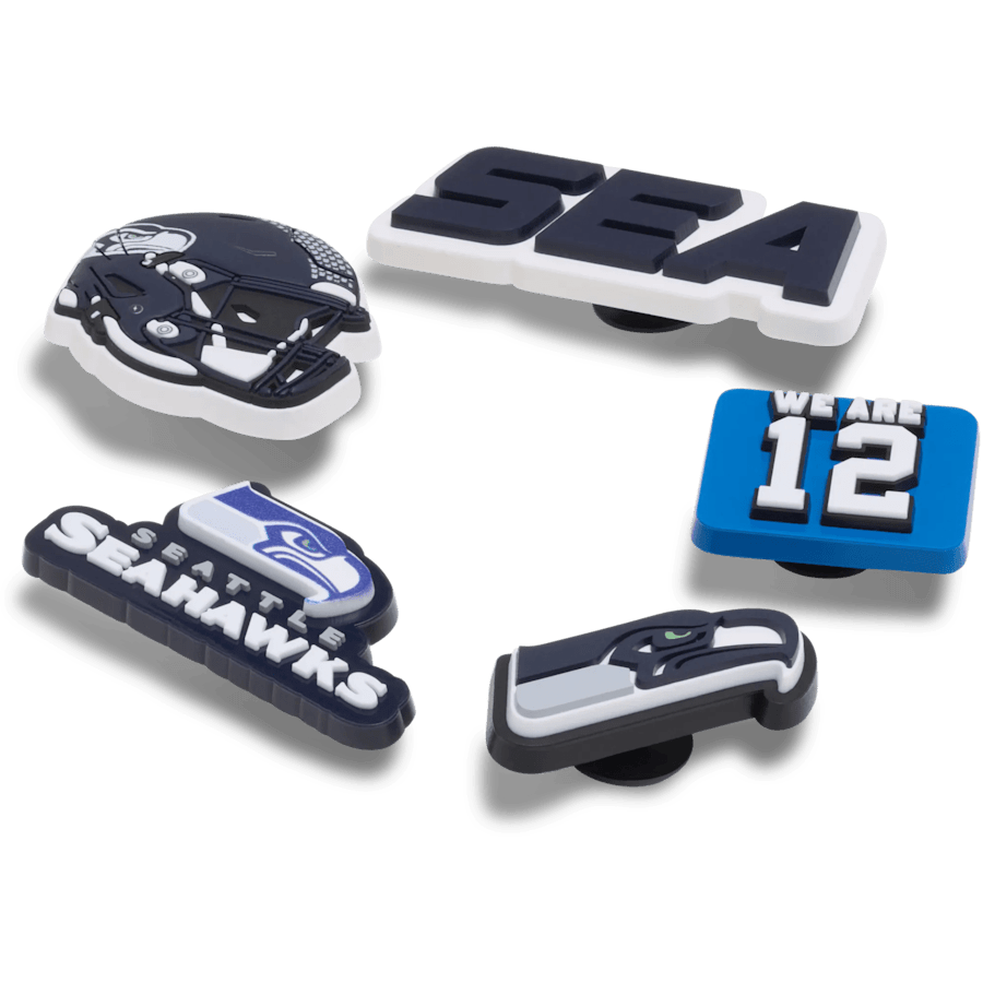 NFL Seattle Seahawks 5 Pack Jibbitz Shoe Charm Women|Men|Jibbitz™ Charms For Sale