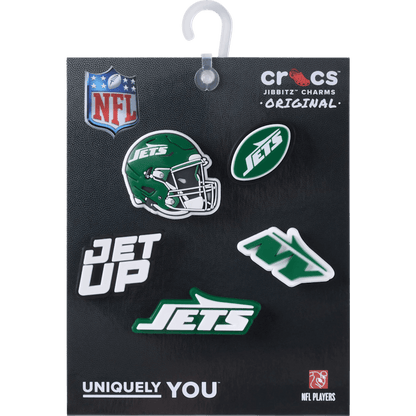 NFL New York Jets 5 Pack Jibbitz Shoe Charm - Crocs