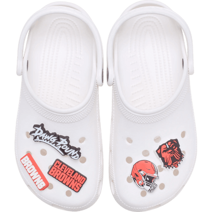 NFL Cleveland Browns 5 Pack Jibbitz Shoe Charm - Crocs