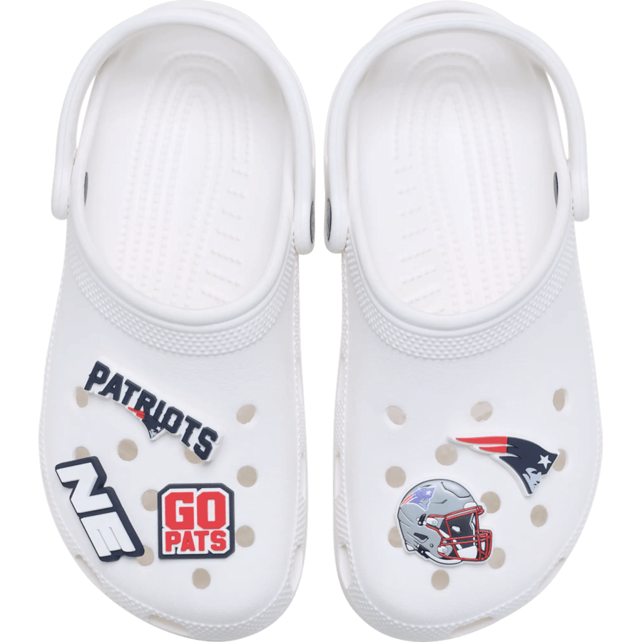 NFL New England Patriots 5 Pack Jibbitz Shoe Charm Women|Men|Jibbitz™ Charms Outlet