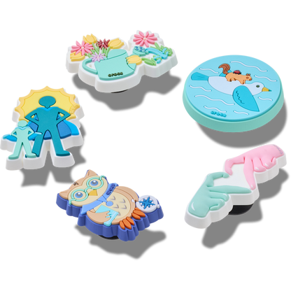 Got Your Back 5 Pack Jibbitz™ charms - Crocs
