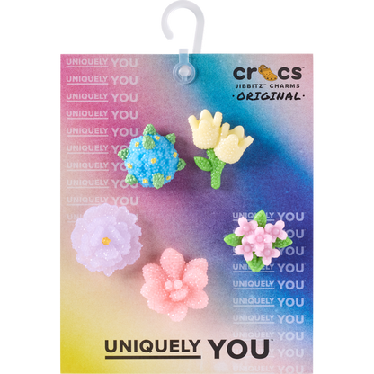 Beaded Flowers 5 Pack Jibbitz™ charms - Crocs
