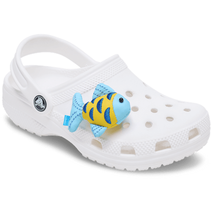 Blue and Gold Sparkle Fish Jibbitz™ charms - Crocs