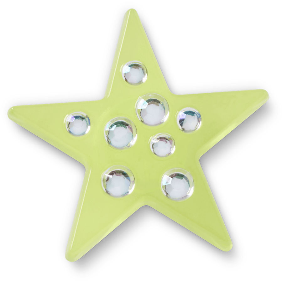Green Gem Star Jibbitz™ charms Women|Men Outlet