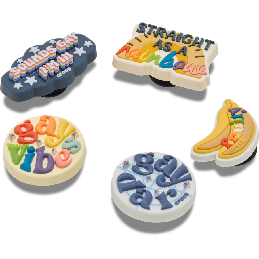 Irreverent Pride 5 Pack Jibbitz™ charms Women|Men|Jibbitz™ Charms For Sale