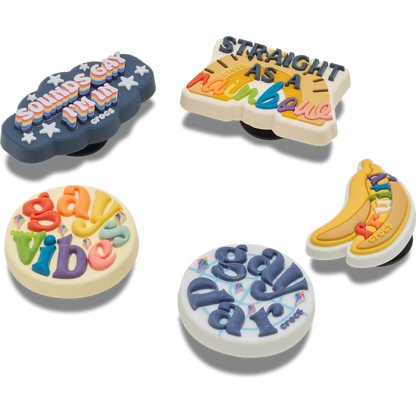 Irreverent Pride 5 Pack Jibbitz™ charms - Crocs