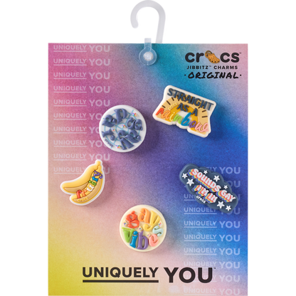 Irreverent Pride 5 Pack Jibbitz™ charms - Crocs