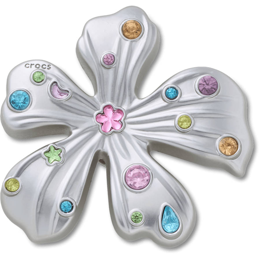 Silver Meta Gem Flower Jibbitz™ charms Women|Men Online