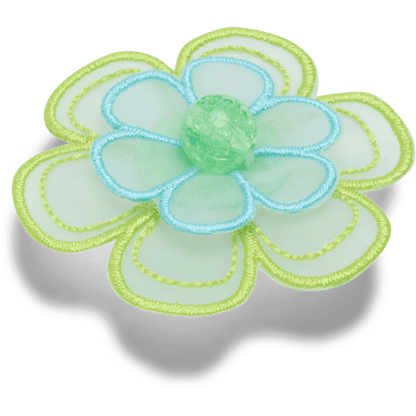 Green Mesh Flower Jibbitz™ charms - Crocs