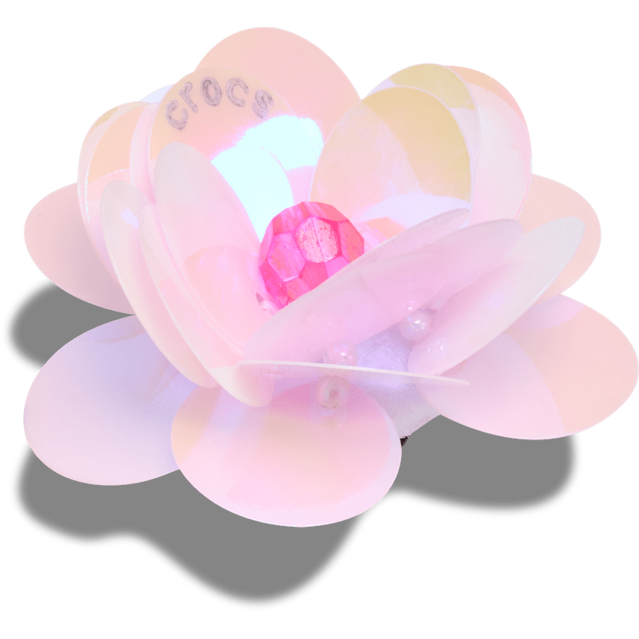 Sequin Pink Flower Jibbitz™ charms Women|Men Discount
